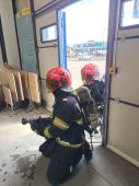 FOTO Exercițiu cu forțe și mijloace în teren, desfășurat la un operator economic din municipiul Focșani 2 exercitiu isu 2