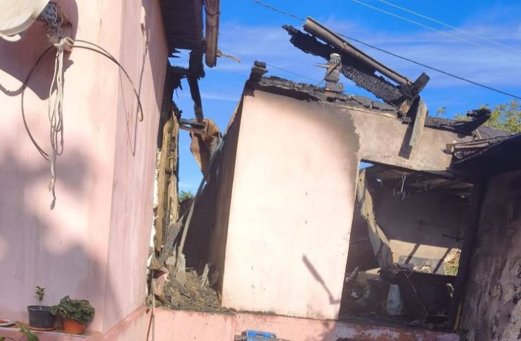 Incendiu în comuna Slobozia Bradului