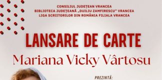 Scriitoarea Mariana Vicky Vârtosu, o nouă lansare de carte
