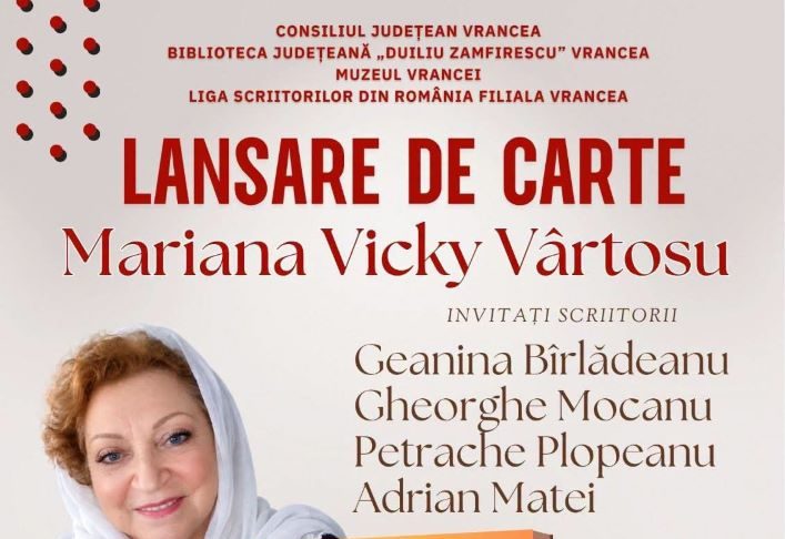 „Jurnal funambulesc. Vocea de catifea” – o nouă întâlnire cu literatura Marianei Vicky Vârtosu