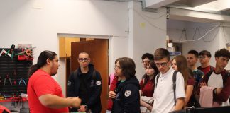 FOTO Elevi ai Liceului Teoretic „Ioan Slavici” din Panciu, în vizită la Universitatea Politehnica București-Facultatea de Inginerie Mecanică și Mecatronică