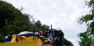VIDEO Se lucrează pe ultimii kilometri din DN 2M, zona Andreiașu de Jos