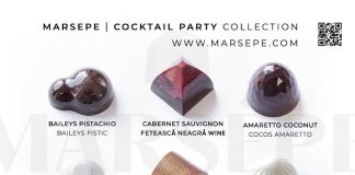 Ciocolateria vrânceană Marsepe, o nouă colecție inedită: pralinele cu alcool ”Cocktail Party”