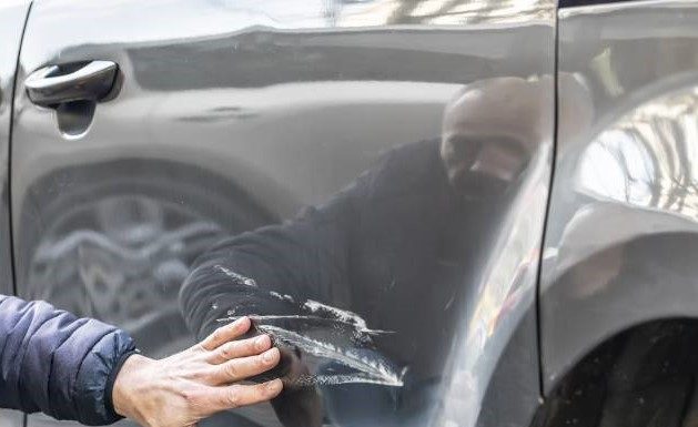 Un focșănean supărat a avariat mașina unei firme de pază