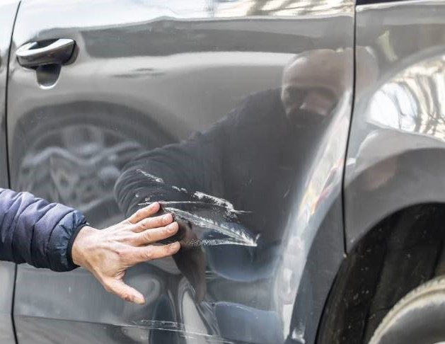 Un focșănean supărat a avariat mașina unei firme de pază
