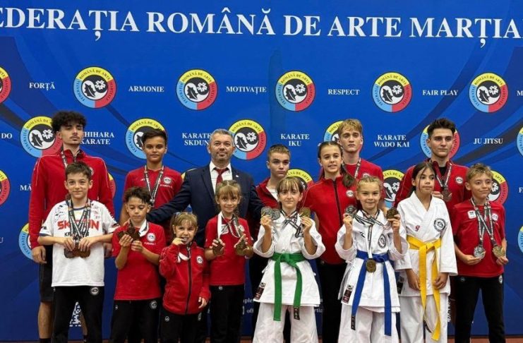 Karate SKDUN: 36 medalii pentru sportivii pregătiți de sensei Daniel Fusaru la Openul Internațional al României