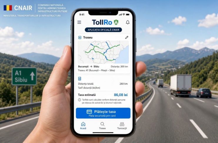 Platforma TollRo va putea fi utilizată începând cu 1 octombrie 2026