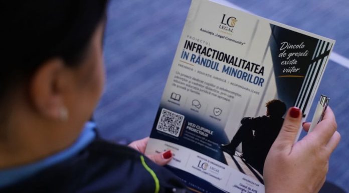 Asociația Legal Community lansează proiectul „Infracționalitatea în rândul minorilor”
