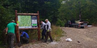 FOTO Traseul MTB, pregătit. Pasionații de mountain bike, așteptați sâmbătă, la Golul Lepșei