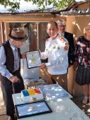 FOTO Veteran de război, sărbătorit la împlinirea vârstei de 103 ani 1 veteran sebe 1