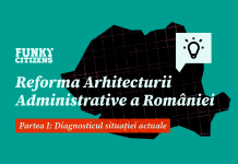 România se administrează după harta din 1968. Funky Citizens publică diagnosticul pe care se poate sprijini orice reorganizare administratie funky