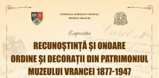 Expoziție de ordine și decorații, la Muzeul Vrancei