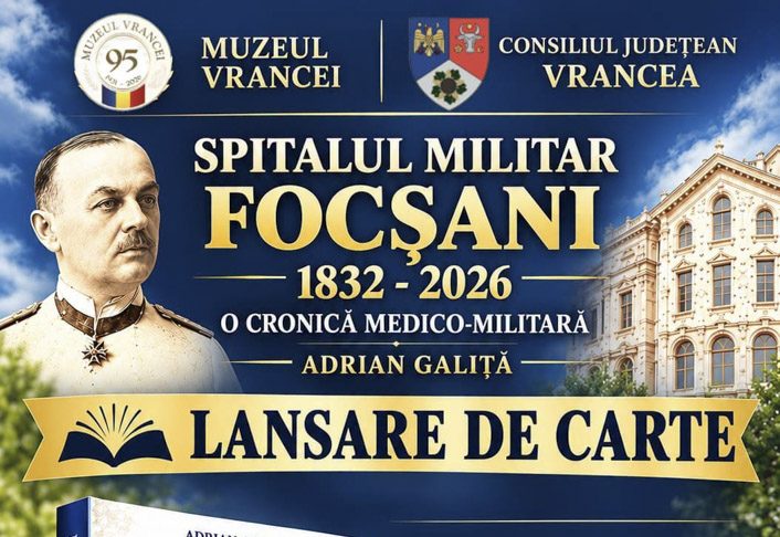 Lansare de carte, la Muzeul Unirii: volum dedicat Spitalului Militar Focșani