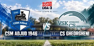Fotbal: sâmbătă, Adjudul speră la 3 puncte, pe teren propriu