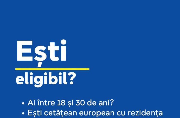 Oportunitate pentru tinerii din România: se fac înscrieri în proiectul de tineret GenerationEU – Promotori ai democrației europene
