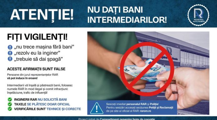 Colaborare RAR-DGA: ”Nu dați bani intermediarilor!”