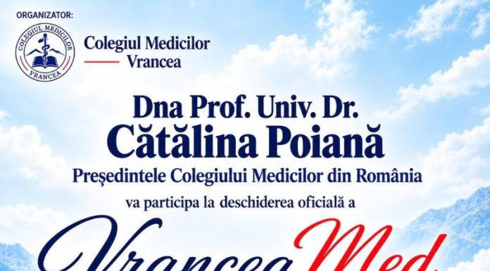 Seminar pe teme medicale, săptămâna viitoare, la Focșani: ”Construim punți între specialități și creștem împreună”