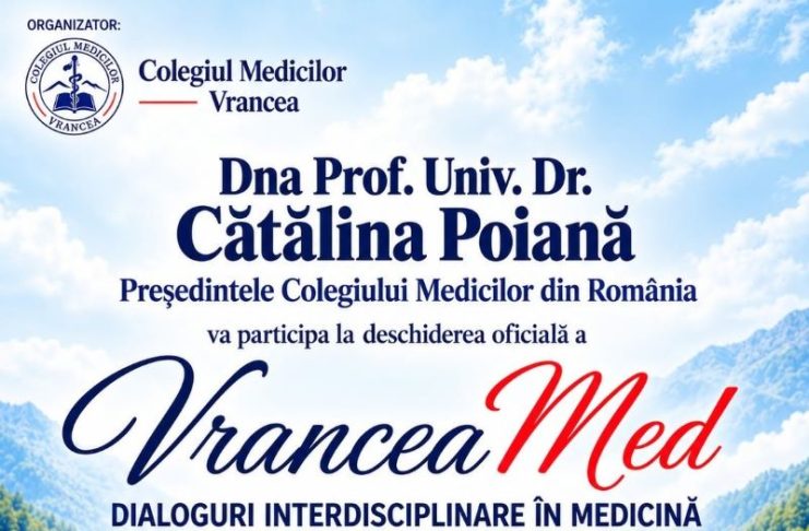 Seminar pe teme medicale, săptămâna viitoare, la Focșani: ”Construim punți între specialități și creștem împreună”