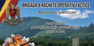 Posturi libere de soldat/gradat profesionist la Brigada 8 ROT Focșani