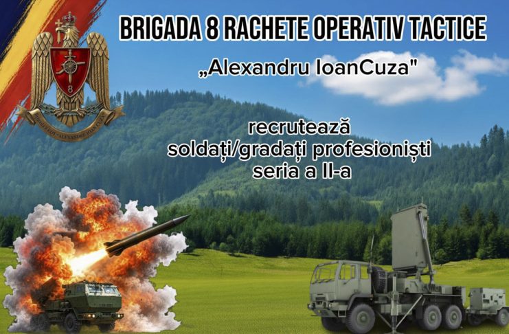 Posturi libere de soldat/gradat profesionist la Brigada 8 ROT Focșani