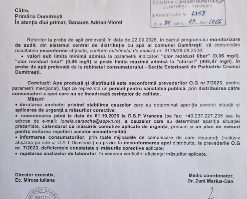 dsp apa dumitresti