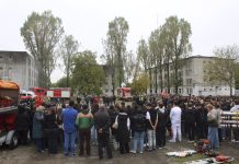 FOTO Exercițiu cu forțe și mijloace în teren la Colegiul Tehnic „Ion Mincu” din Focșani exercitiu isu 2