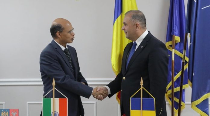 Vrancea, deschisă investițiilor internaționale: Președintele CJ Vrancea, Nicușor Halici, întrevedere oficială cu Ambasadorul Indiei în România