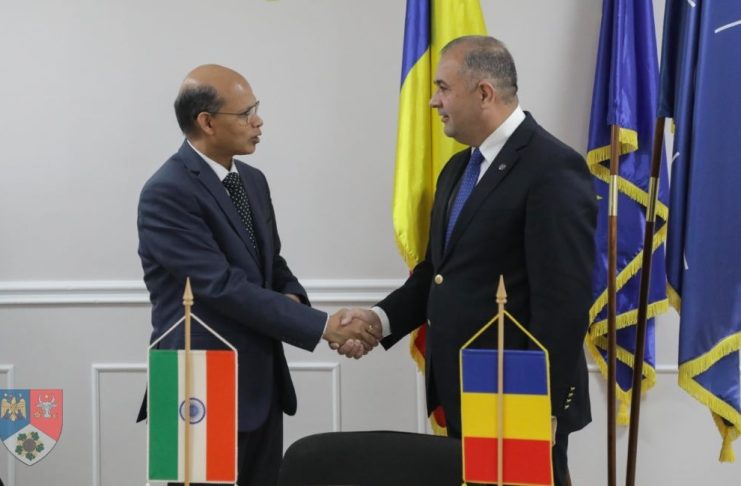 Vrancea, deschisă investițiilor internaționale: Președintele CJ Vrancea, Nicușor Halici, întrevedere oficială cu Ambasadorul Indiei în România