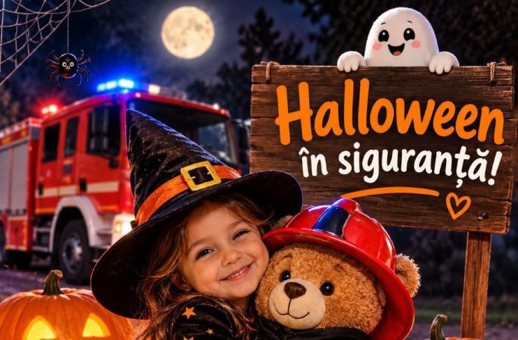 ISU Vrancea: De Halloween, vrem sperieturi doar de la costume, nu și de la situații de urgență!