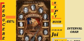 Prima ofertă Happy Hour, din această stagiune, la Teatrul Municipal Focșani