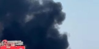 VIDEO Autoturism în flăcări, pe Autostrada Moldovei