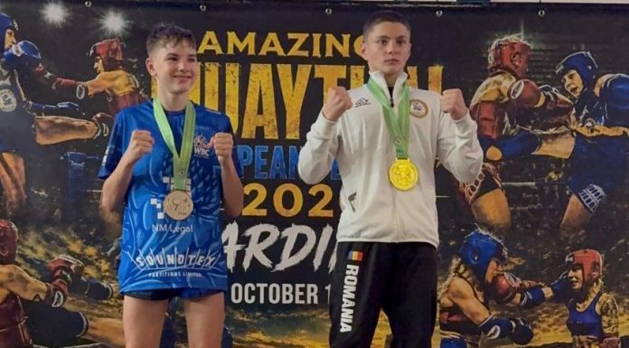 Aur pentru un sportiv focșănean la Campionatele Europene de MuayThai