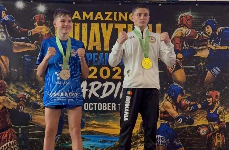 Aur pentru un sportiv focșănean la Campionatele Europene de MuayThai