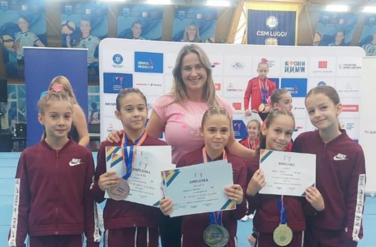 Medalii pentru micile gimnaste de la CSS Focșani la CN Individual al Junioarelor