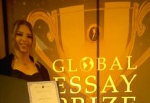 Melinda Lazarin, eleva anului 2026 la CN Unirea, laureată la Global Essay Prize John Locke Institute melinda premiu