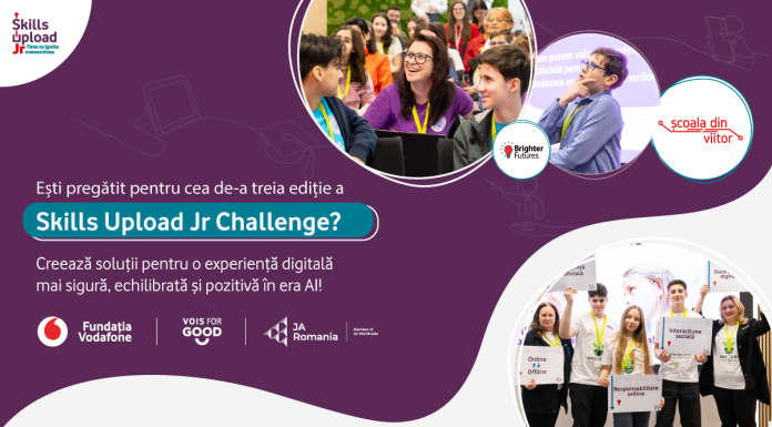 Pentru elevii de gimnaziu: s-a lansat cea de-a treia ediție a competiției europene „Skills Upload Jr Challenge”