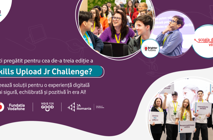 Pentru elevii de gimnaziu: s-a lansat cea de-a treia ediție a competiției europene „Skills Upload Jr Challenge”