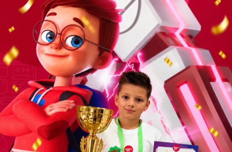 Trei ani consecutivi pe podiumul de aur! Daniel Sava, micul campion din Focșani la Olimpiada Smartykids, care impresionează la nivel național